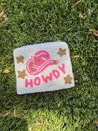 Handmade Beaded “Howdy” Coin Purse