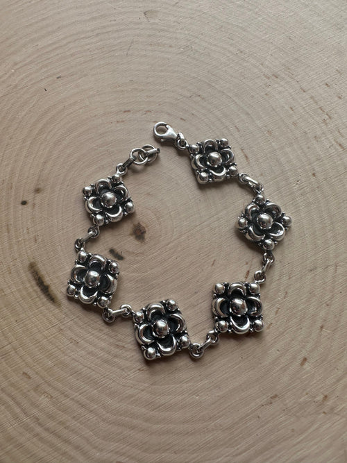 Handmade Sterling Silver Ball Bracelet