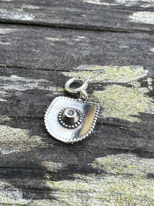 Sterling Silver Sombrero Hat Charm