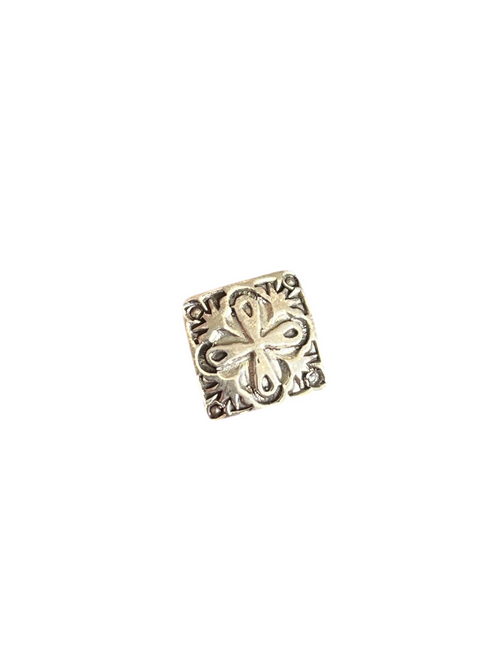 Sterling Silver Mini Concho Slide, Stand Tall