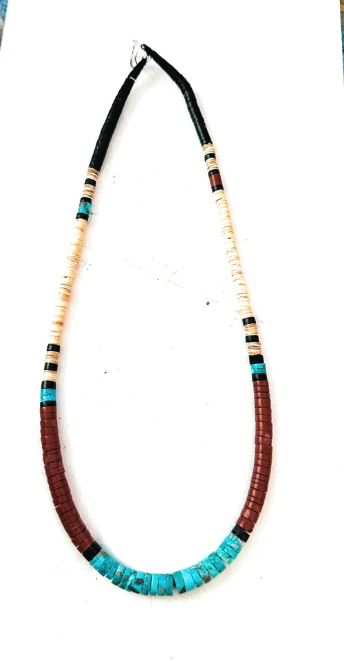 Santo Domingo Multi Stone Beaded Necklace