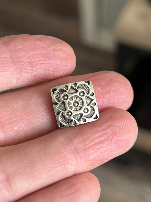 Sterling Silver Mini Concho Slide, Spread Your Wings