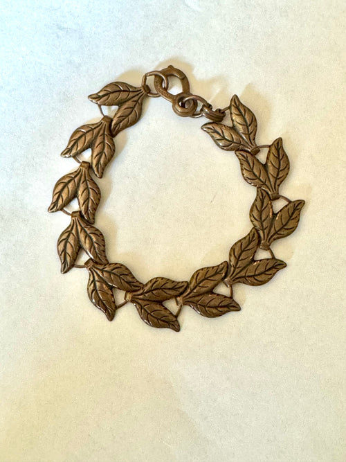 Vintage Handmade Copper Link Bracelet