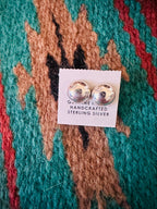 Navajo Sterling Silver Stud Earrings