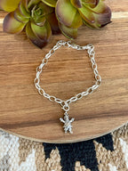 Native Handmade Sterling Silver CHRISTMAS MINI SANTA Charm