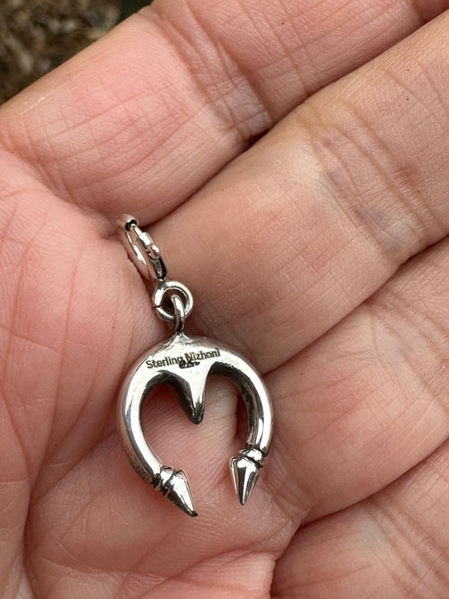 Sterling Silver Naja Charm