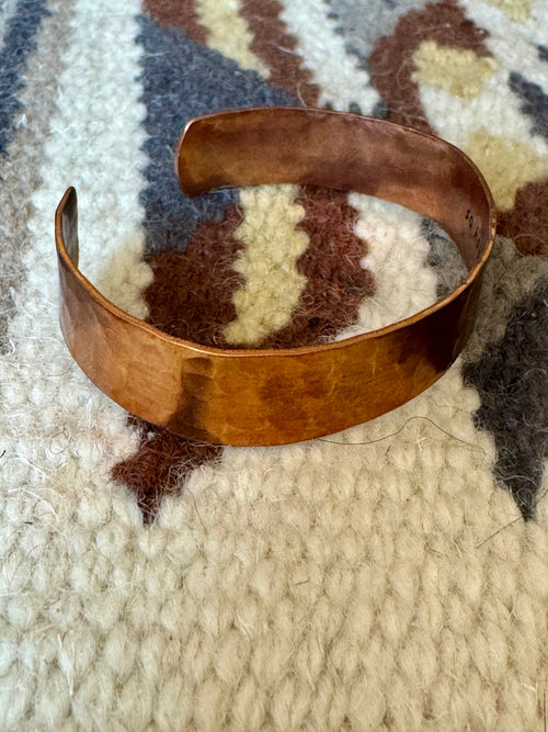 Vintage Handmade Copper Cuff Bracelet