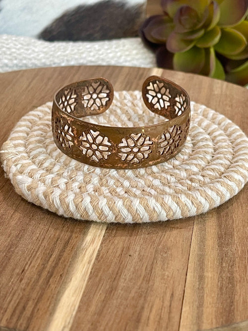 Vintage Handmade Copper Cuff