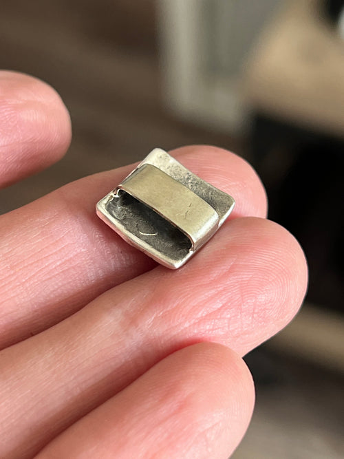 Sterling Silver Mini Concho Slide, Spread Your Wings