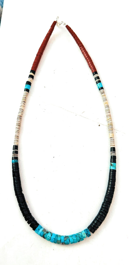 Santo Domingo Multi Stone Beaded Necklace