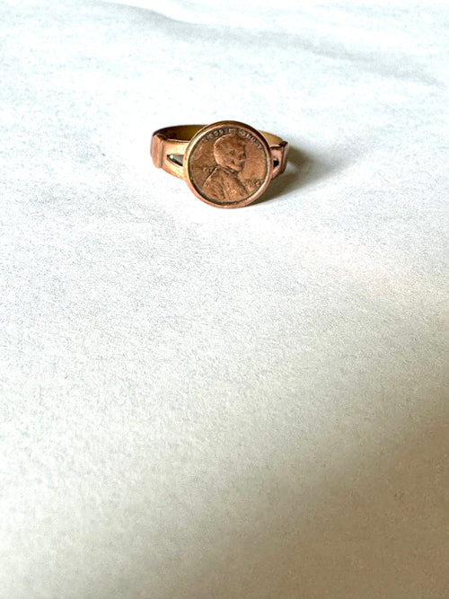 Vintage Handmade Copper Ring