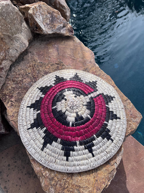 Old Pawn Handcrafted Woven Basket  #13