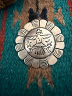 Old Pawn Handcrafted Sterling Silver Knifewing Brooch