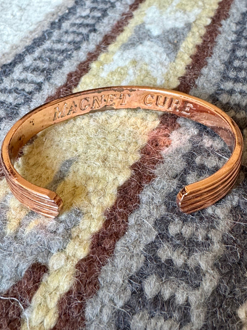 Vintage Handmade Copper Cuff Bracelet