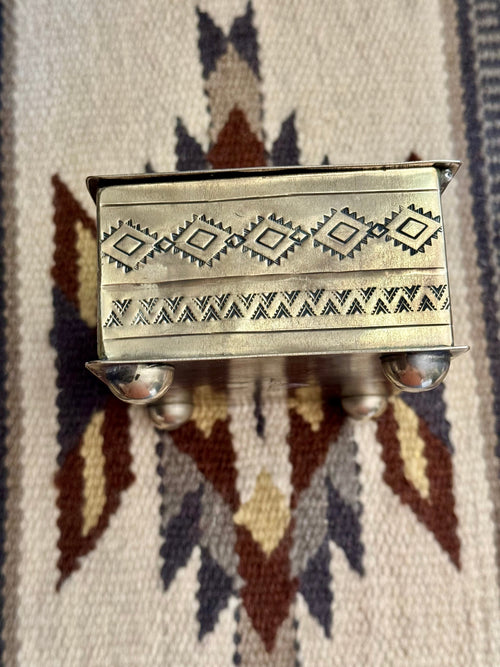 Handmade German Silver Trinket Box