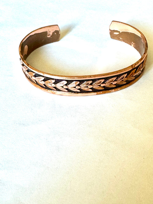 Vintage Handmade Copper Cuff Bracelet