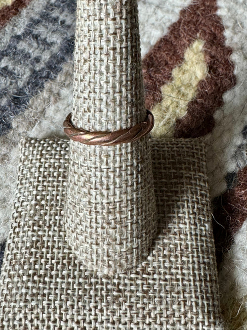 Vintage Handmade Copper Ring