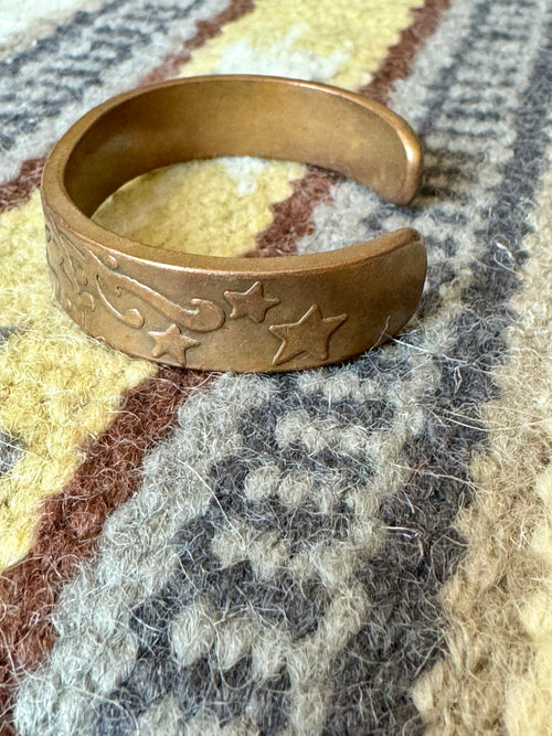 Vintage Handmade Copper Bracelet