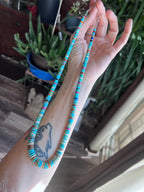 Ronald Chavez Handcrafted Multistone Graduated Heishi Bead Necklace, 24.5 inches
