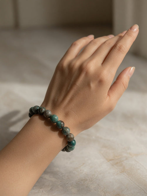 Ruby Zoisite 6mm Beaded Stretch Bracelet