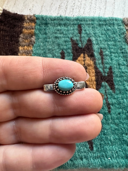 Nizhoni Turquoise & Sterling Silver Handmade Watch Charm