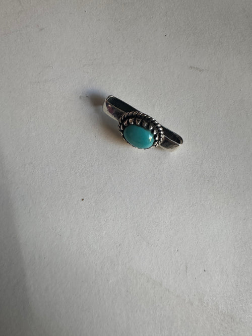 Nizhoni Turquoise & Sterling Silver Handmade Watch Charm