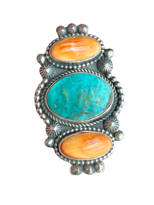 Rosella Paxson Pilot Mountain and Spiny Oyster Shell Ring