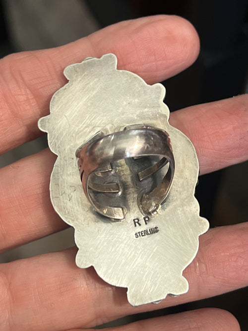 Rosella Paxson Pilot Mountain and Spiny Oyster Shell Ring