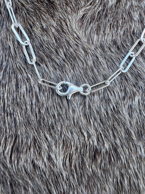 Handmade Sterling Silver Lapis And Black Onyx Beaded Necklace by Roaming Buffalo