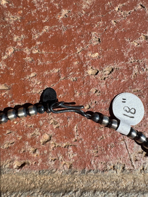 Handcrafted Sterling Silver & Pink Dream 4-6mm Beaded Necklace