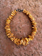 Handcrafted Spiny & Sterling Silver Beaded Bracelet 7.5"