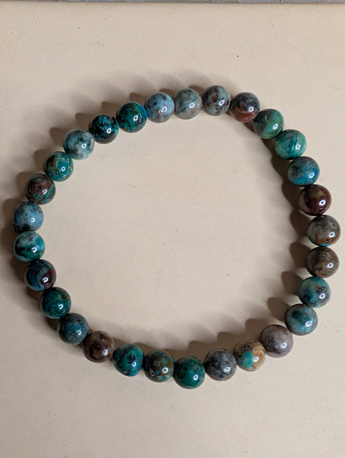 Ruby Zoisite 6mm Beaded Stretch Bracelet