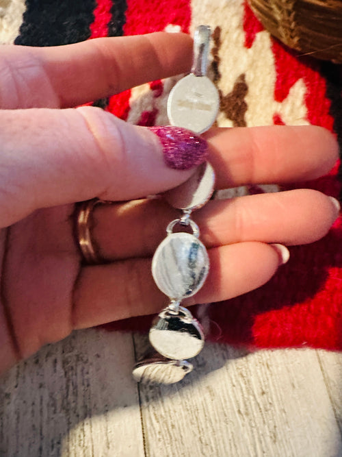 Handmade Sterling Silver & Quartz Drop Pendant