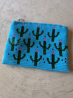 Handmade Beaded Saguaro Cactus Coin Purse