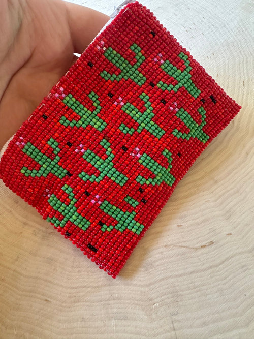 Handmade Beaded Saguaro Cactus Coin Purse