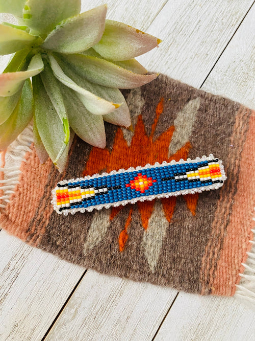 Navajo Handmade Beaded Barrette