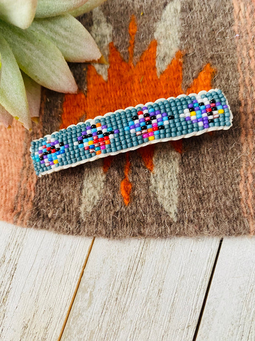 Navajo Handmade Beaded Barrette