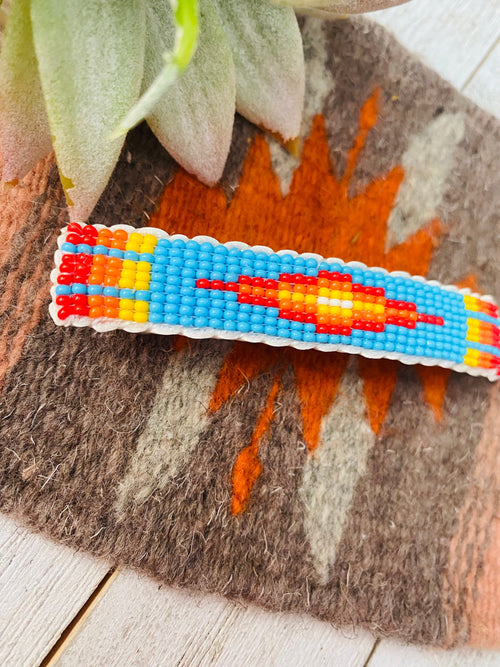 Navajo Handmade Beaded Barrette