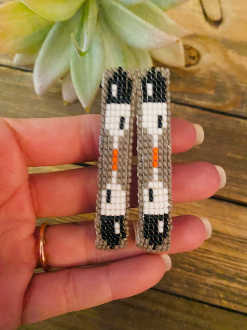 Navajo Handmade Beaded Barrette Set