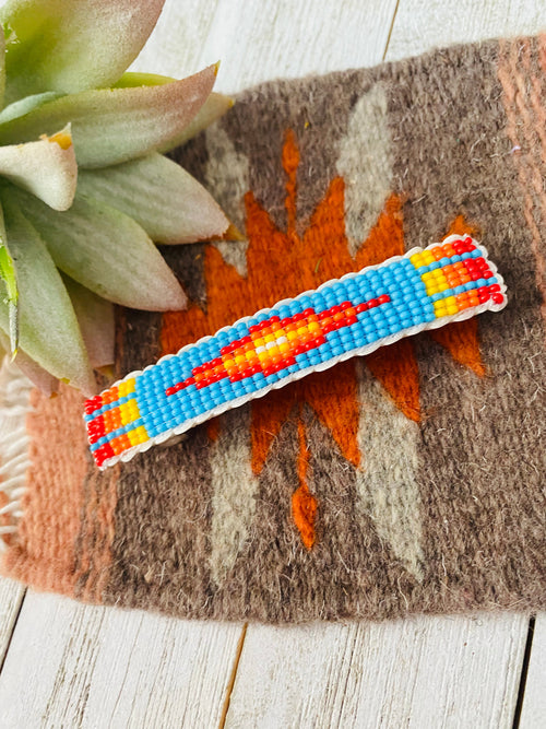 Navajo Handmade Beaded Barrette