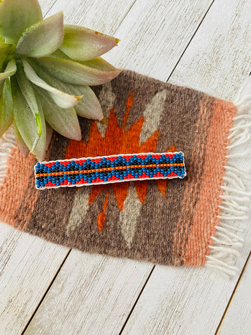 Navajo Handmade Beaded Barrette