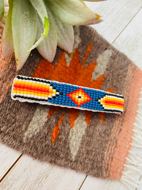 Navajo Handmade Beaded Barrette