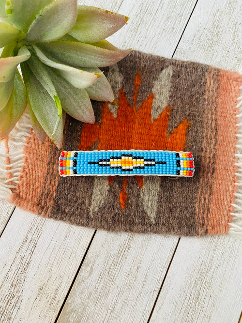 Navajo Handmade Beaded Barrette