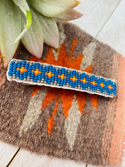 Navajo Handmade Beaded Barrette