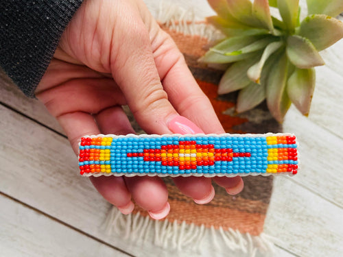 Navajo Handmade Beaded Barrette