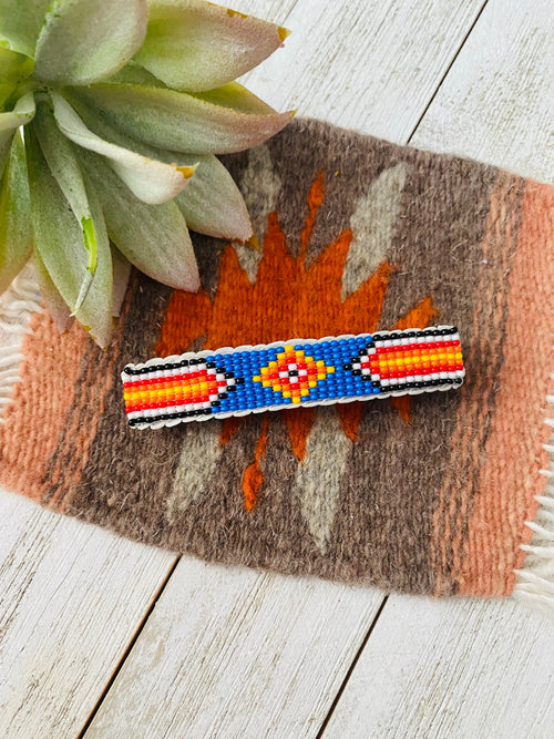 Navajo Handmade Beaded Barrette