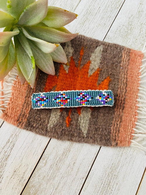 Navajo Handmade Beaded Barrette