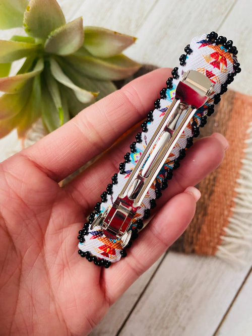 Navajo Handmade Beaded Barrette