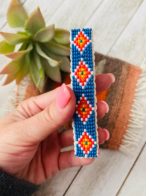 Navajo Handmade Beaded Barrette