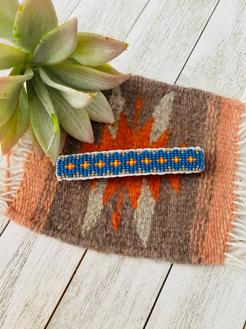 Navajo Handmade Beaded Barrette